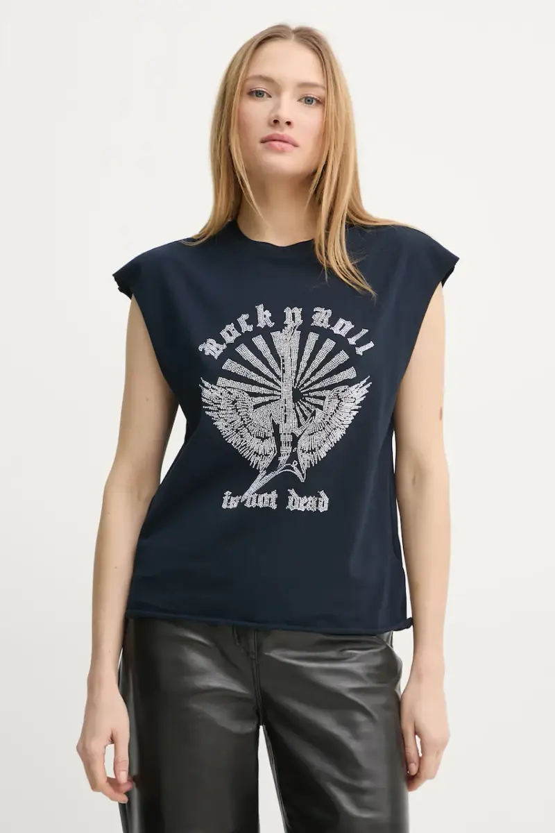 Zadig & Voltaire T-shirt Donna Blu 3245961
