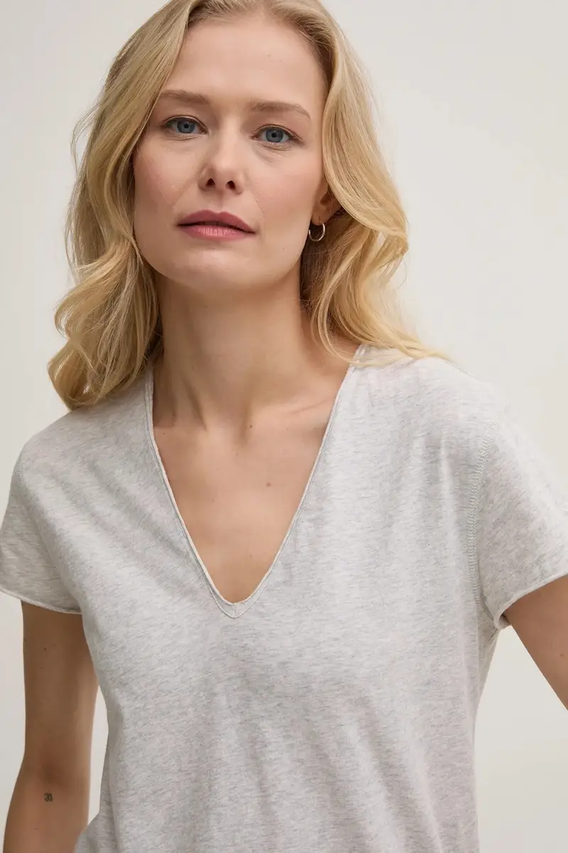 Zadig & Voltaire T-shirt Donna Grigio 3324756 miniatura 4