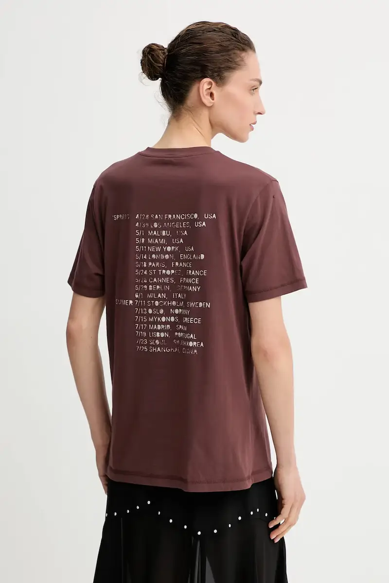 Zadig & Voltaire T-shirt Donna Marrone 3771741 miniatura 3