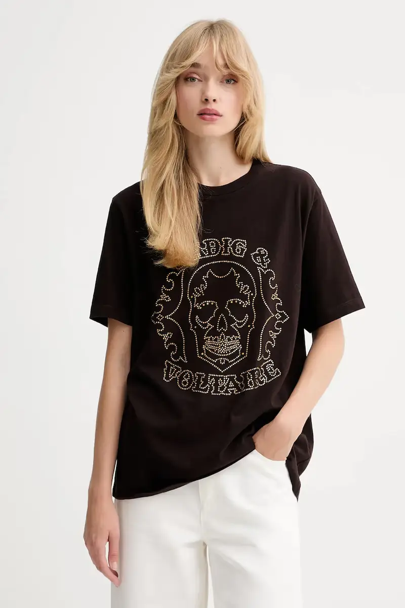 Zadig & Voltaire T-shirt Donna Marrone 3771612