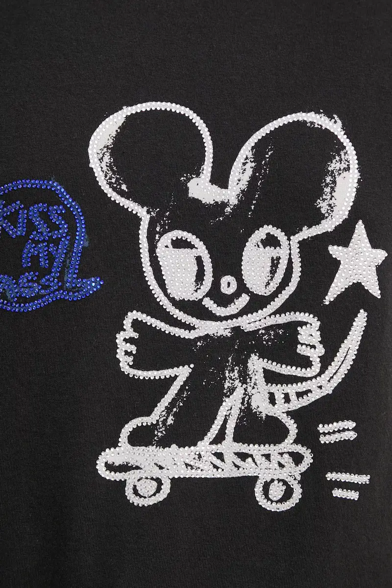 Zadig & Voltaire T-shirt Donna Nero 3775482 miniatura 5