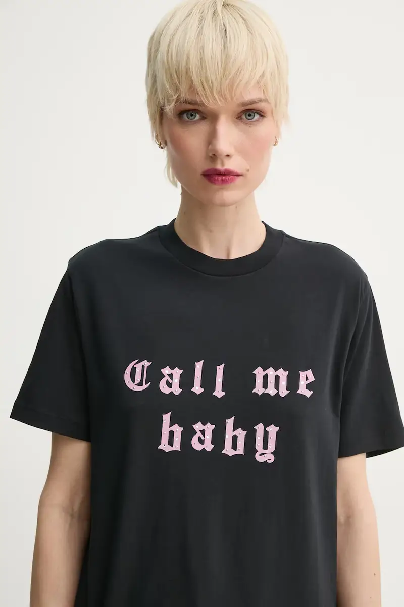 Zadig & Voltaire T-shirt Donna Nero 3636138 miniatura 4