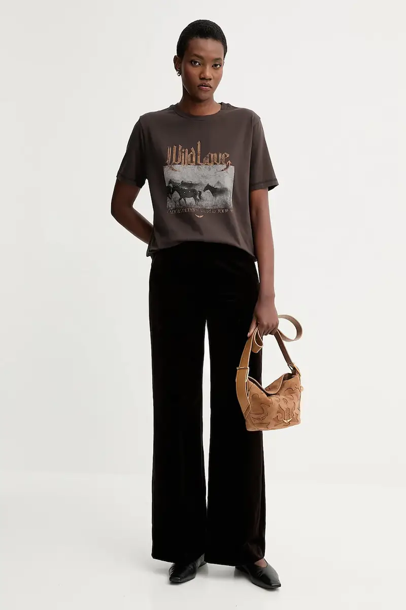 Zadig & Voltaire T-shirt Marrone 4148975 miniatura 2