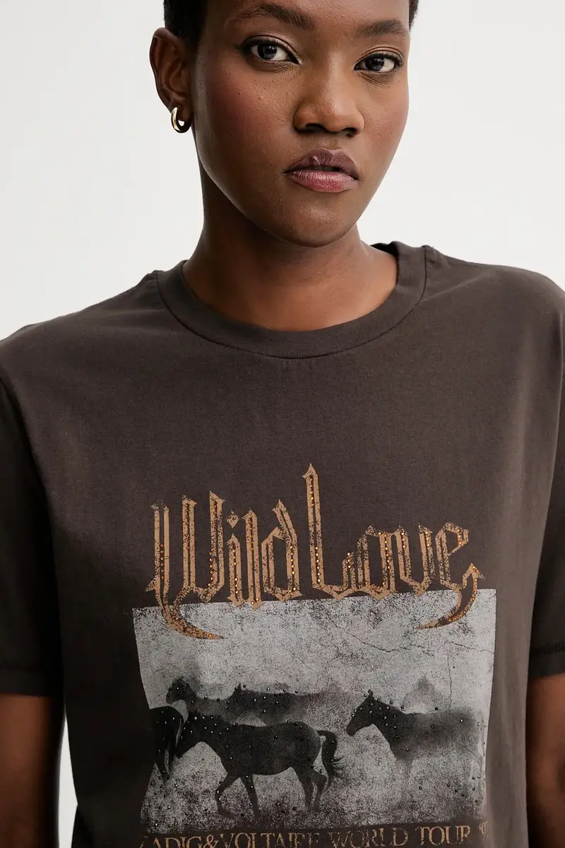 Zadig & Voltaire T-shirt Marrone 4148975 miniatura 4