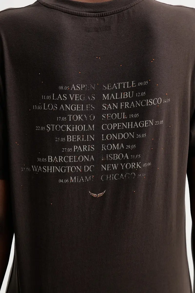 Zadig & Voltaire T-shirt Marrone 4148975 miniatura 5