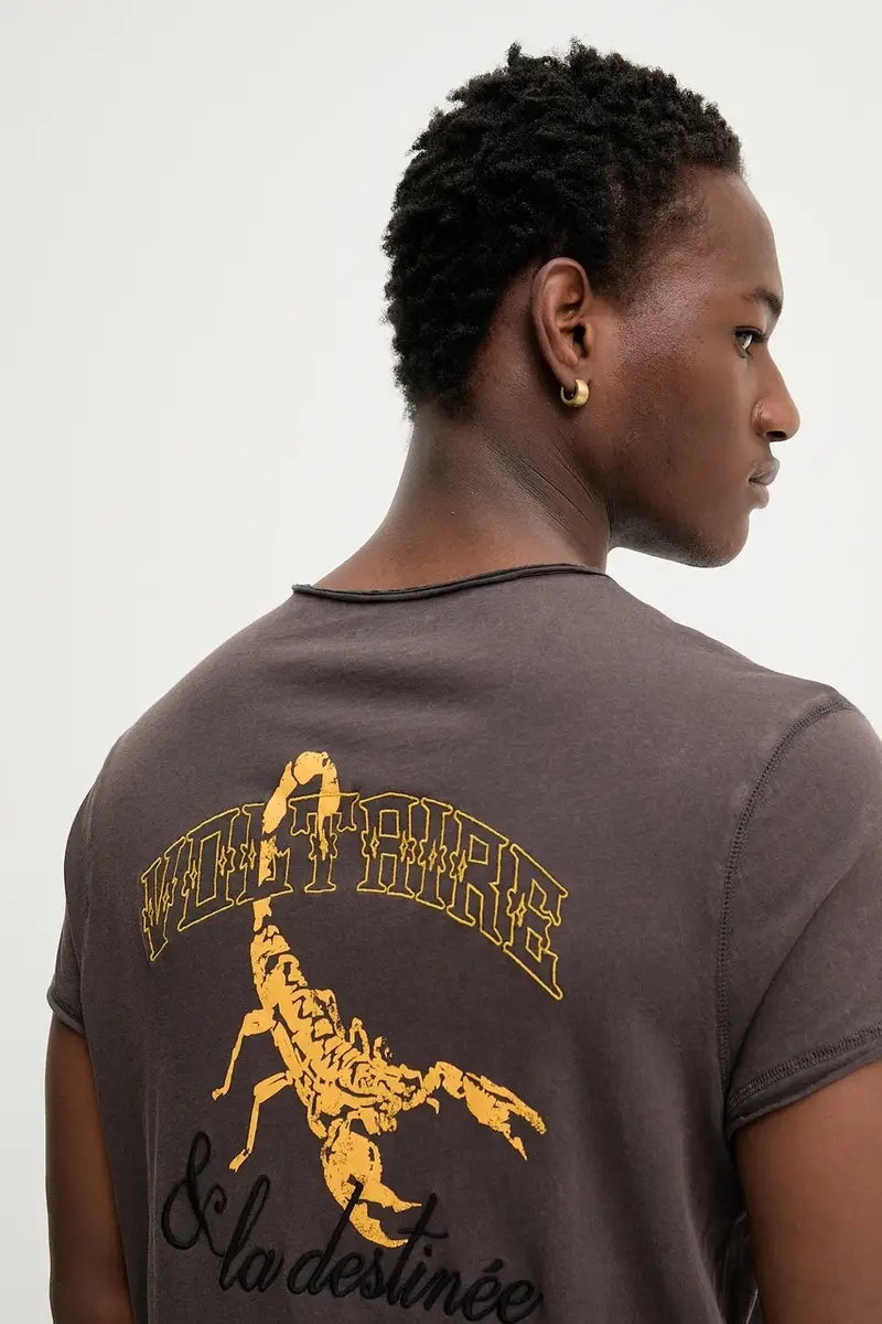 Zadig & Voltaire T-shirt Marrone 4149273 miniatura 4