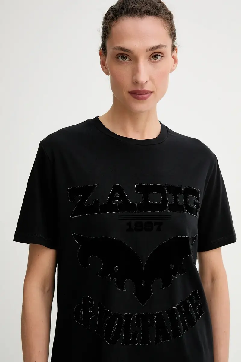 Zadig & Voltaire T-shirt Nero 4149903 miniatura 4