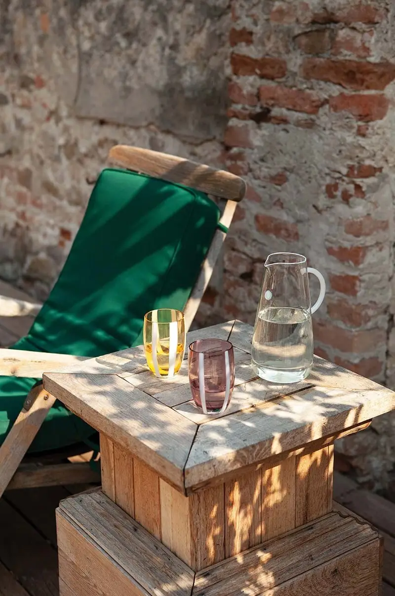 set bicchieri Gessato 320 ml pacco da 6 Multicolore miniatura 3