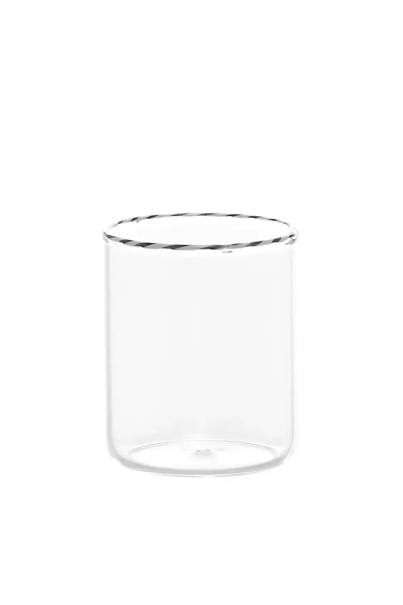 set bicchieri Intrecci 460 ml colore bianco