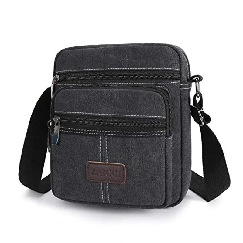 ZAICCI Borsello Uomo Nero 1059927 miniatura 2