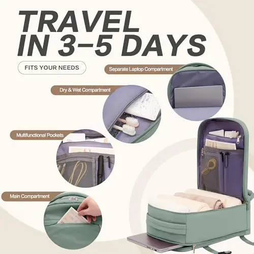 Xlodea Zaino da viaggio Uomo Rosa 3518513 miniatura 3