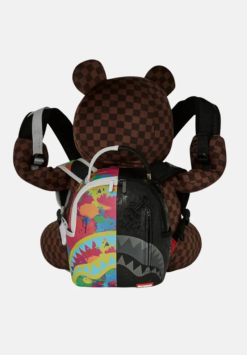 Zaino BACKPACK BEAR WEARING marrone per uomo e donna