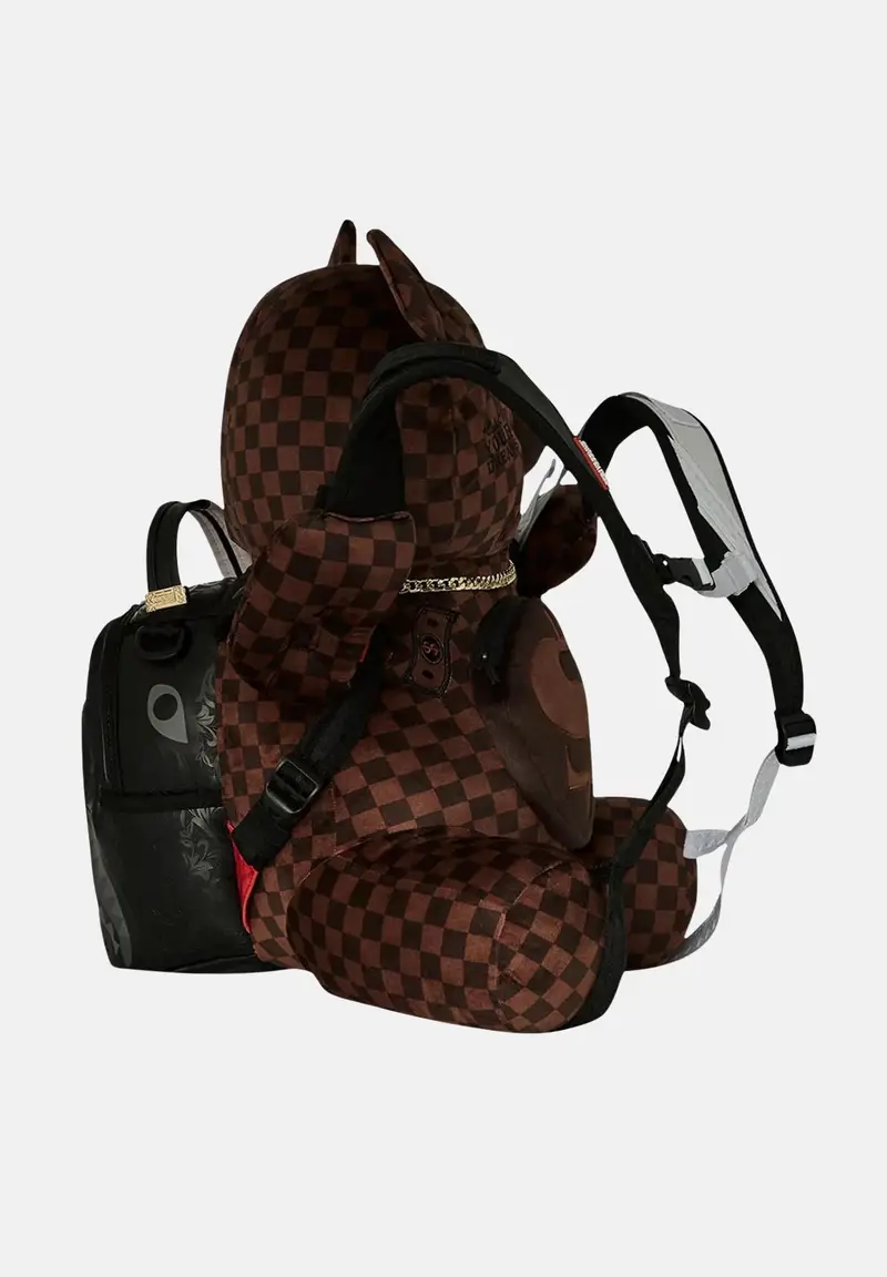 Zaino BACKPACK BEAR WEARING marrone per uomo e donna miniatura 2