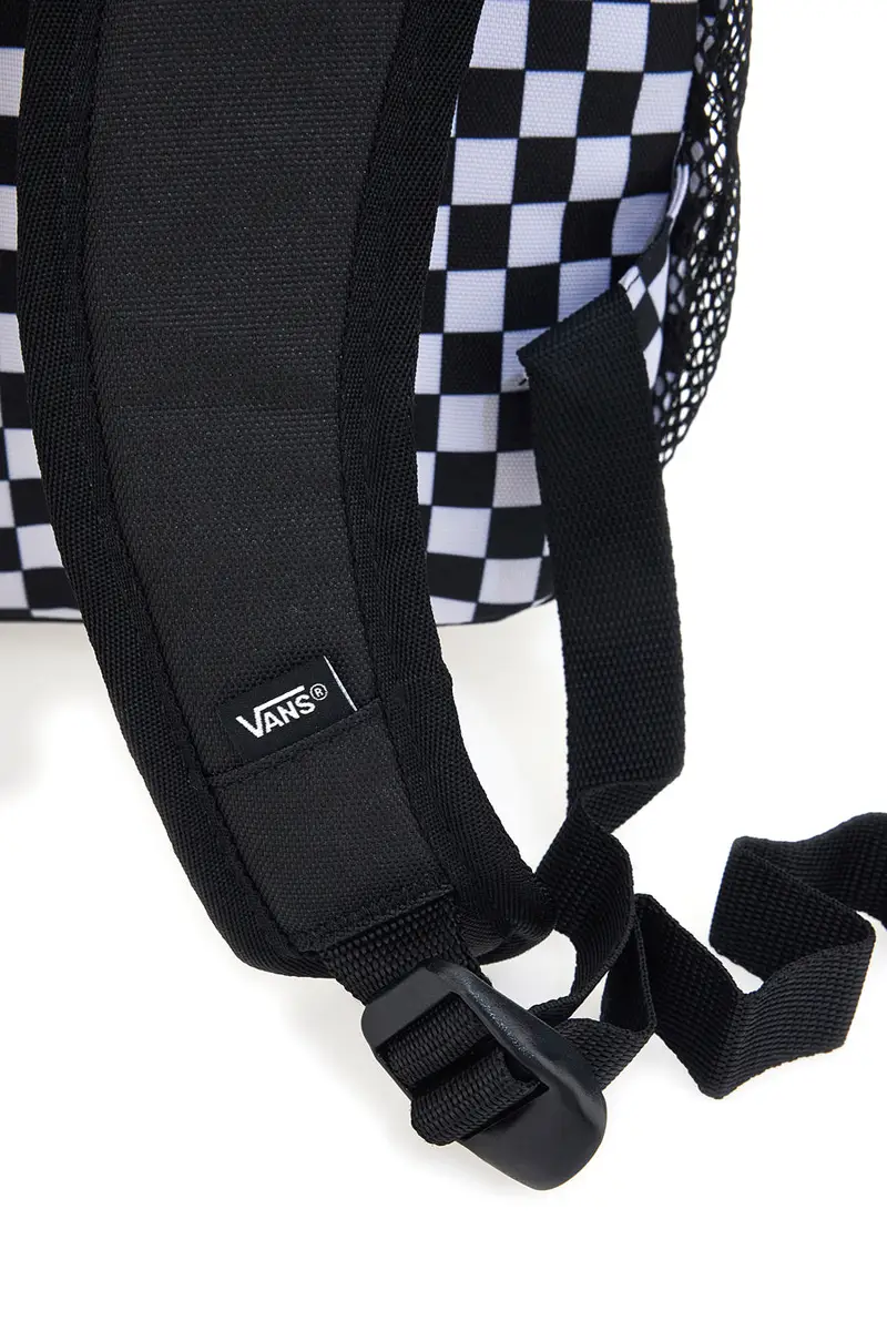 Zaino Bianco e Nero a Scacchi con Due Tasche Vans 24 miniatura 3