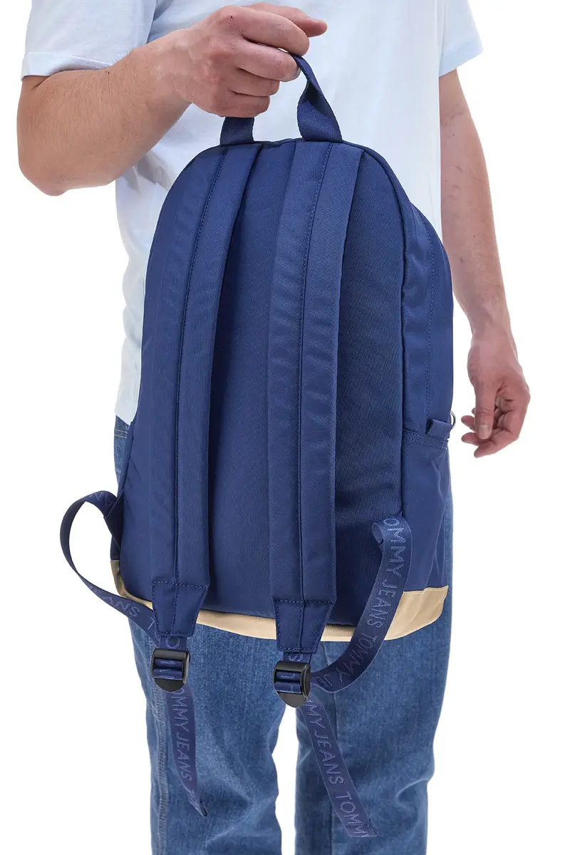 Zaino Blu con Tasca Frontale e Rete Interna TOMMY DAILY DOME miniatura 2