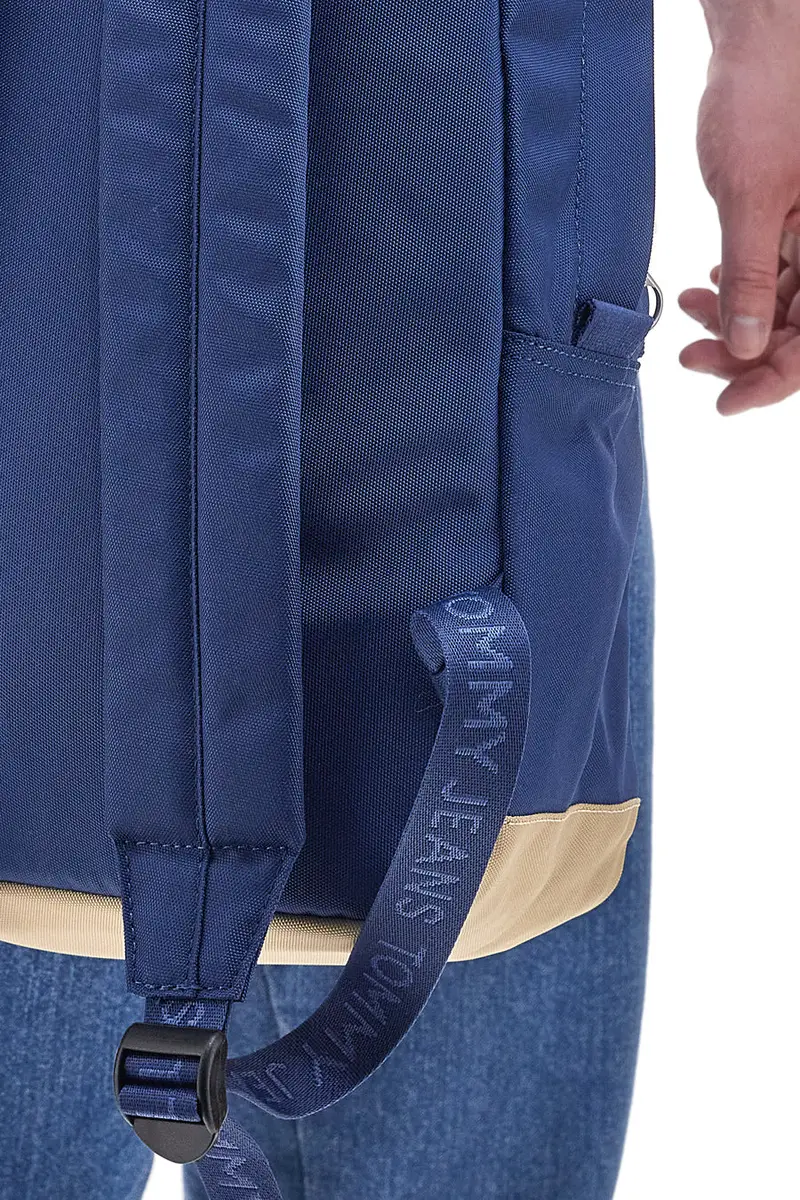 Zaino Blu con Tasca Frontale e Rete Interna TOMMY DAILY DOME miniatura 3