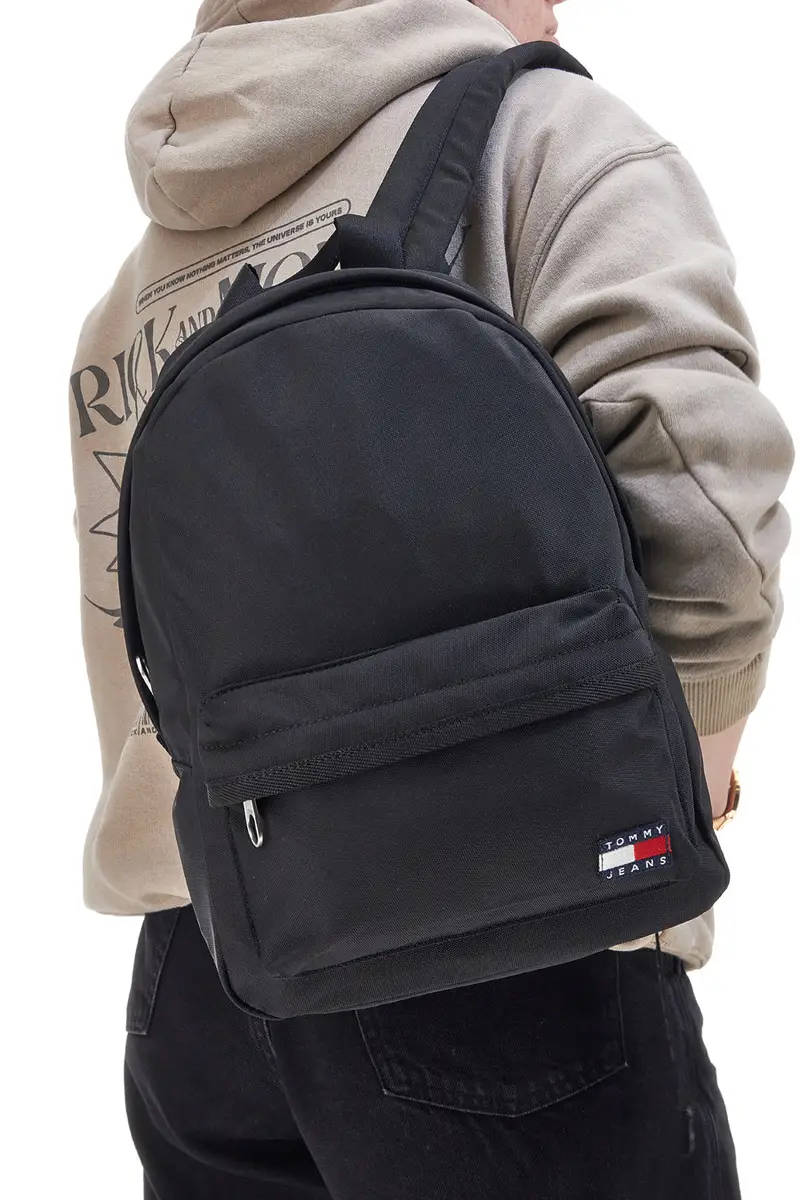 Zaino Compatto Nero TOMMY DAILY BACKPAK