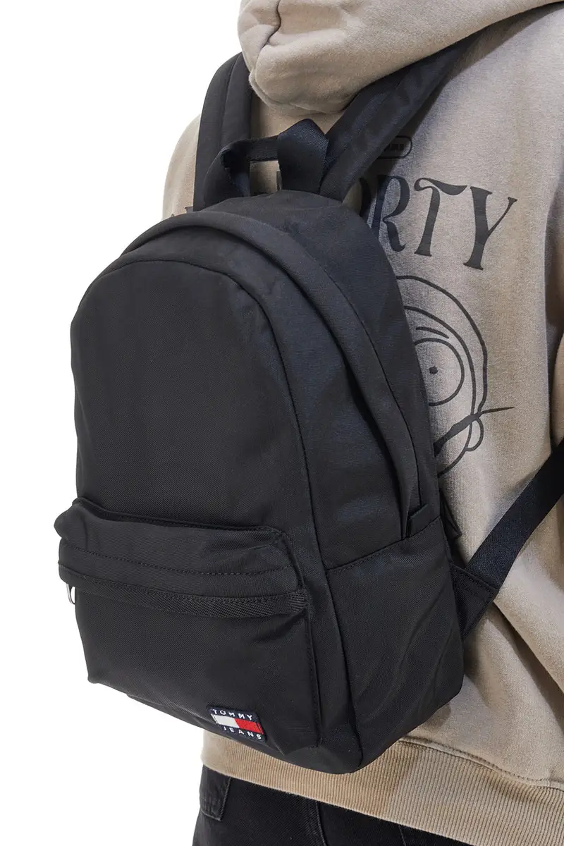 Zaino Compatto Nero TOMMY DAILY BACKPAK miniatura 2