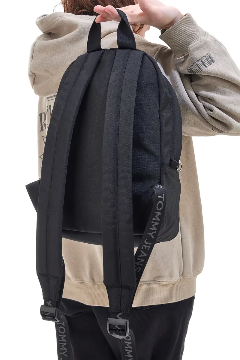 Zaino Compatto Nero TOMMY DAILY BACKPAK miniatura 3
