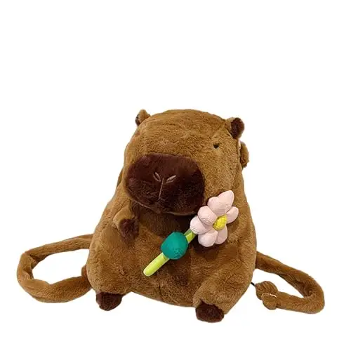 Zaino Creativo Di Peluche Per Bambini Borse Crossbody Casual Spalla, E, Mass Beauty