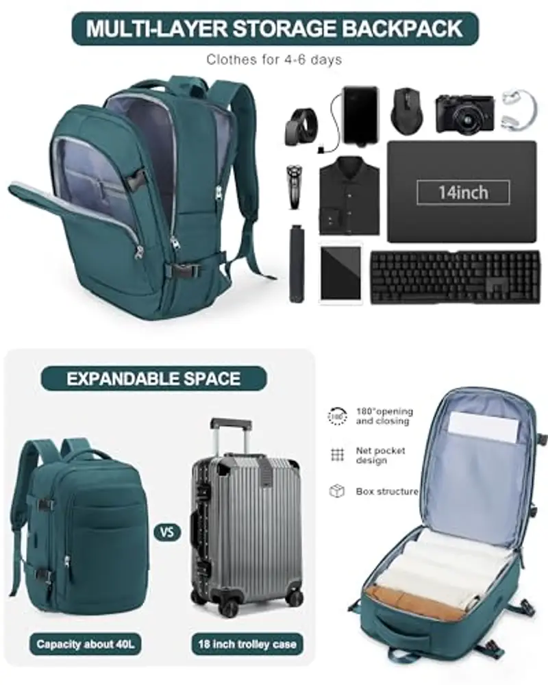 VGCUB Zaino da viaggio Donna Multicolore 2428265 miniatura 2