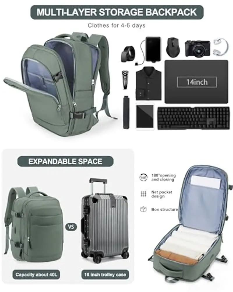 VGCUB Zaino da viaggio Donna Multicolore 2441887 miniatura 2