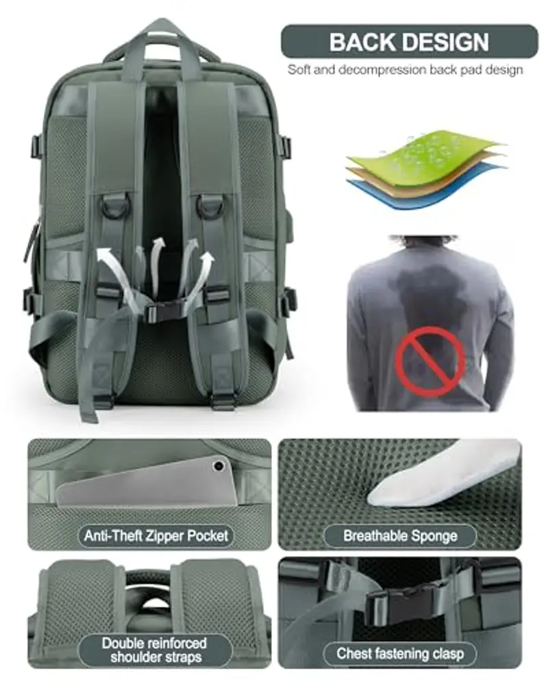 VGCUB Zaino da viaggio Donna Multicolore 2441887 miniatura 3