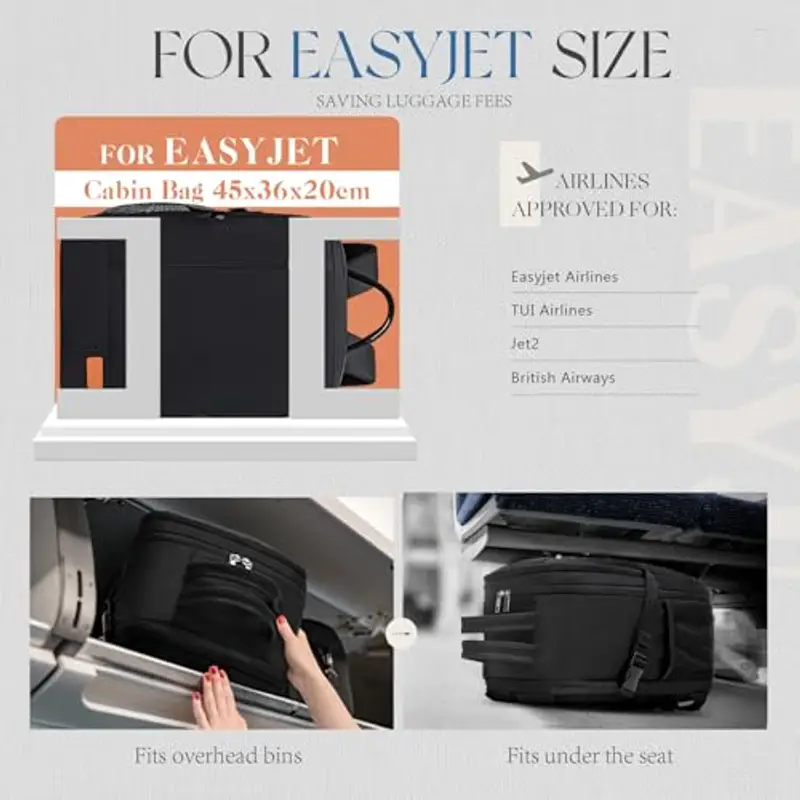 Lossga Zaino da viaggio Uomo Nero 1917990 miniatura 2