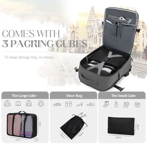 Lossga Zaino da viaggio Grigio 2518237 miniatura 3