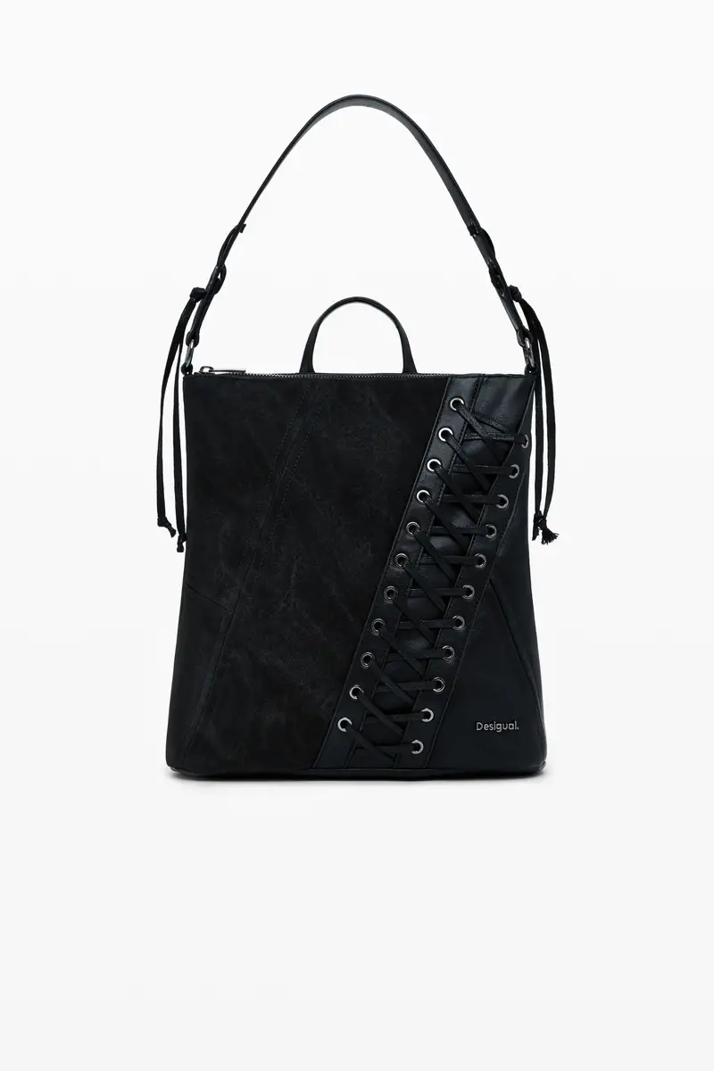 Zaino effetto pelle corsetto piccolo