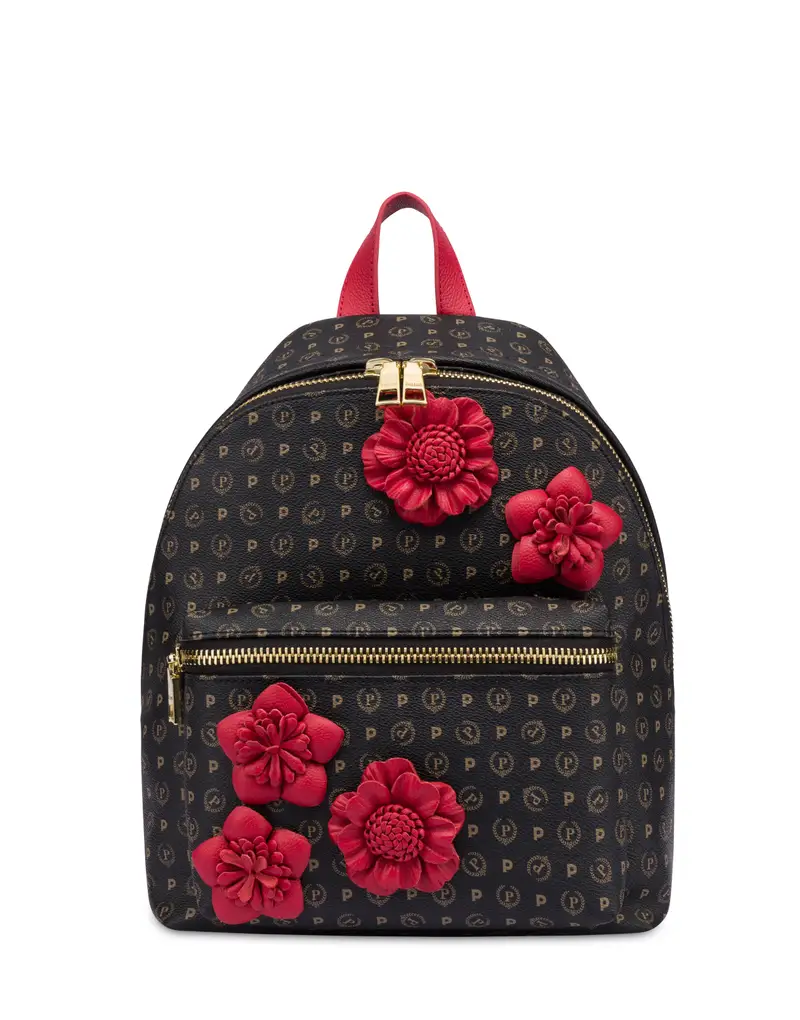 Zaino Heritage Flowers NERO/ROSSO, one_size, Pollini