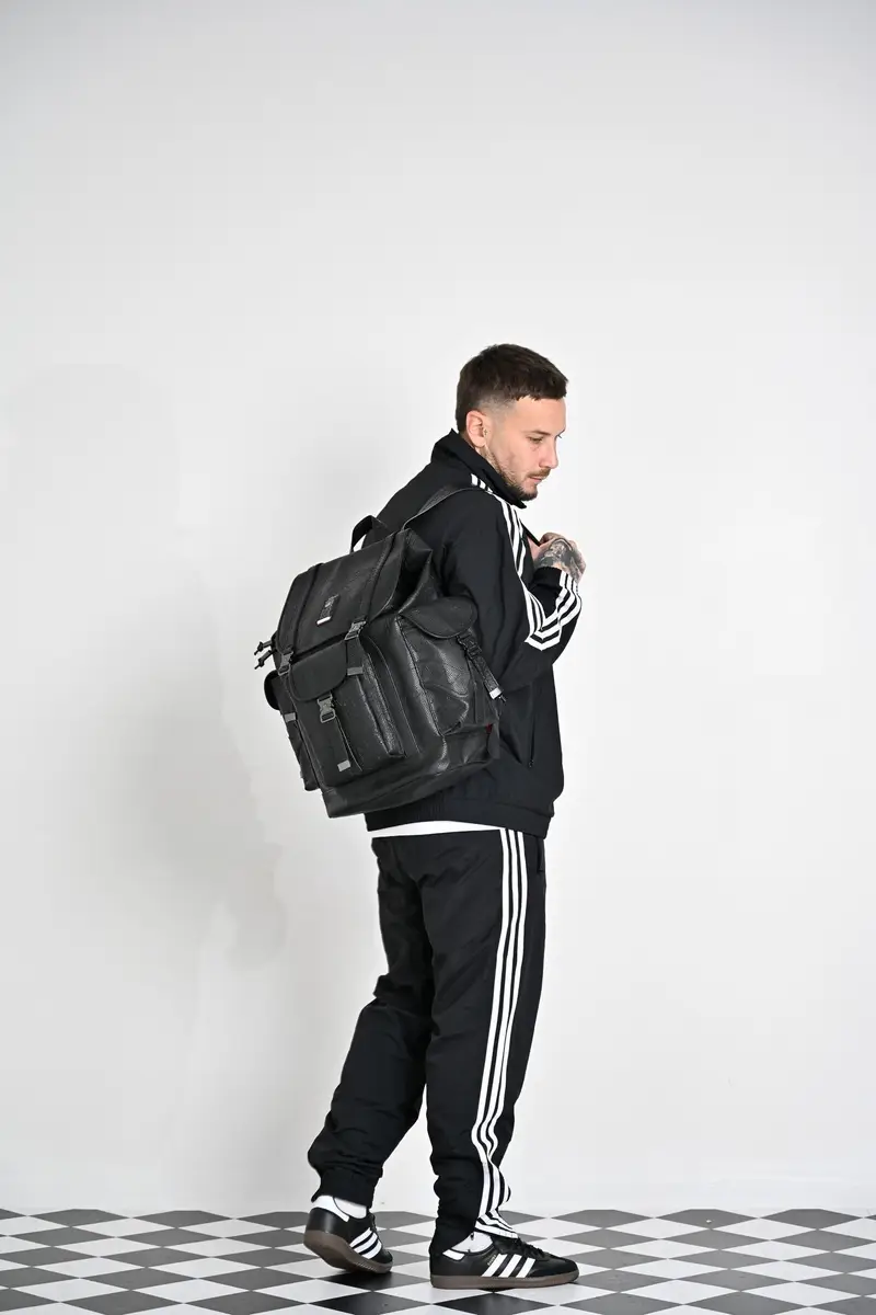 Zaino JAMES FIRST CLASS TYCOON TRAVELER MONTE CARLO nero per uomo e donna miniatura 3