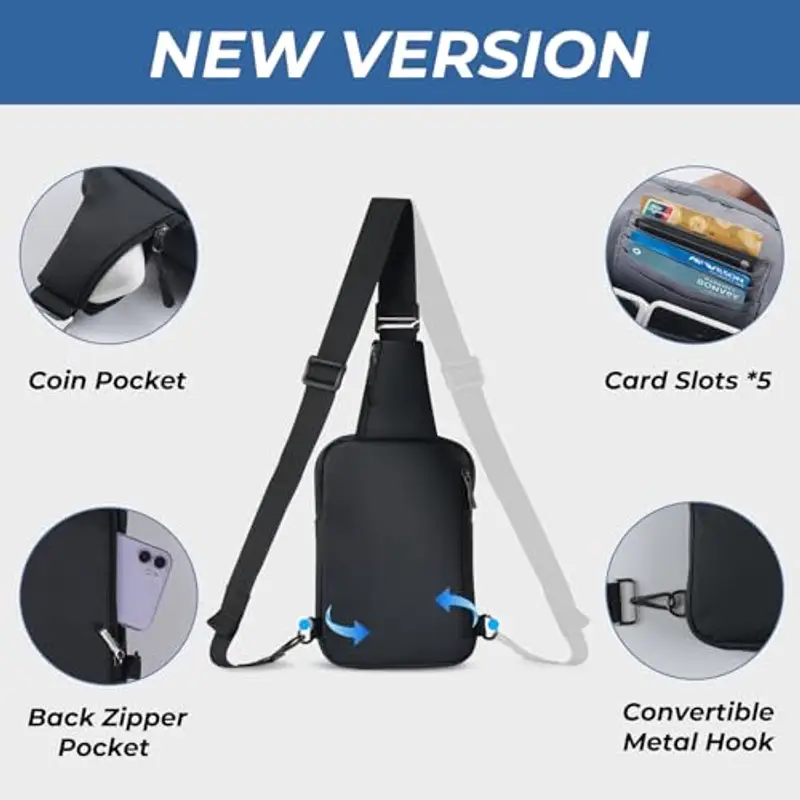 BROADREAM Borsello Uomo Multicolore 1886202 miniatura 2