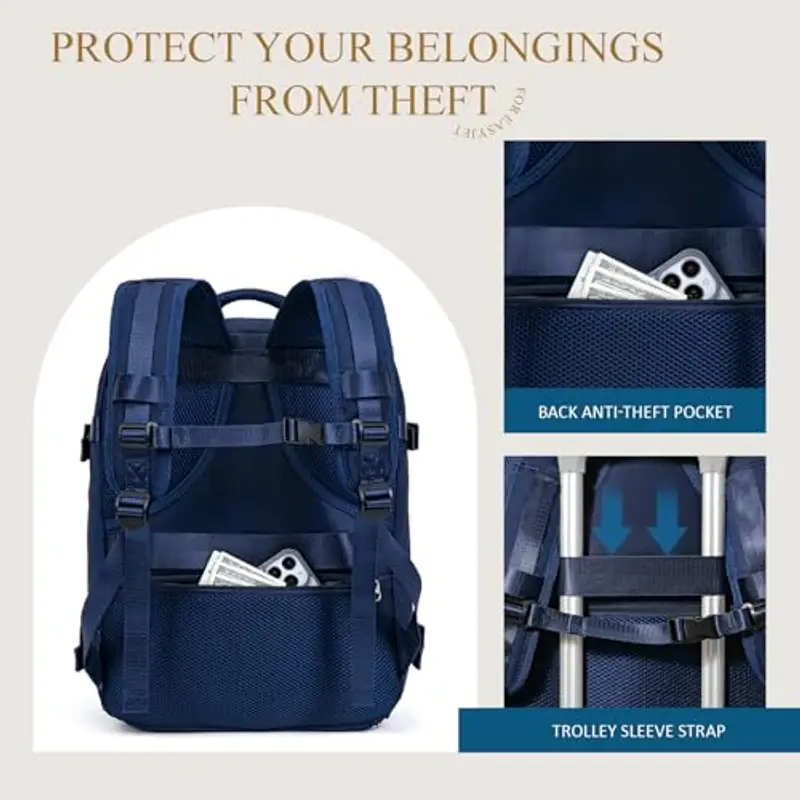 Lossga Zaino da viaggio Blu 2199429 miniatura 3