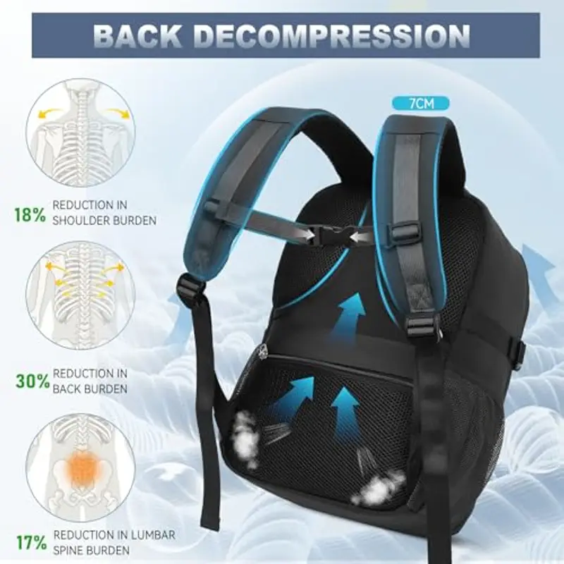 Lossga Zaino da viaggio Uomo Nero 1917702 miniatura 3