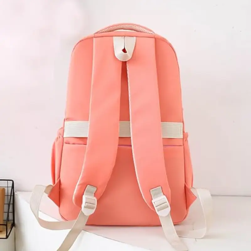 Zaino per la scuola per bambini e bambine, grande capacità, per studenti elementari e ragazzi (rosa, taglia unica) miniatura 2