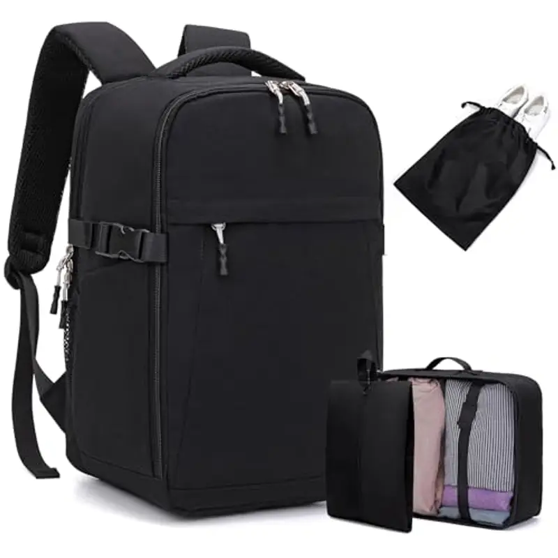 Lossga Zaino da viaggio Nero 1918227