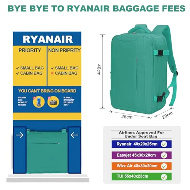 Lossga Zaino da viaggio Verde 1917655 miniatura 2