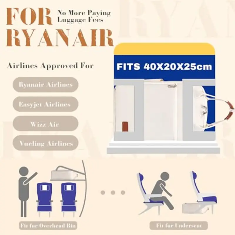 Lossga Zaino da viaggio Beige 1918256 miniatura 2