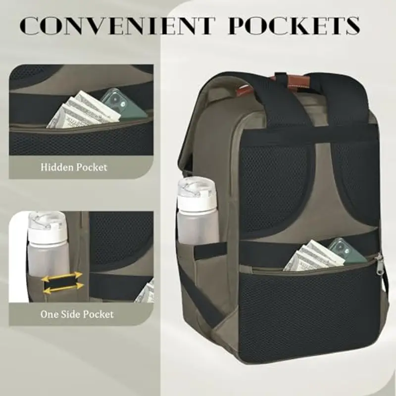 Lossga Zaino da viaggio Marrone 1918259 miniatura 3