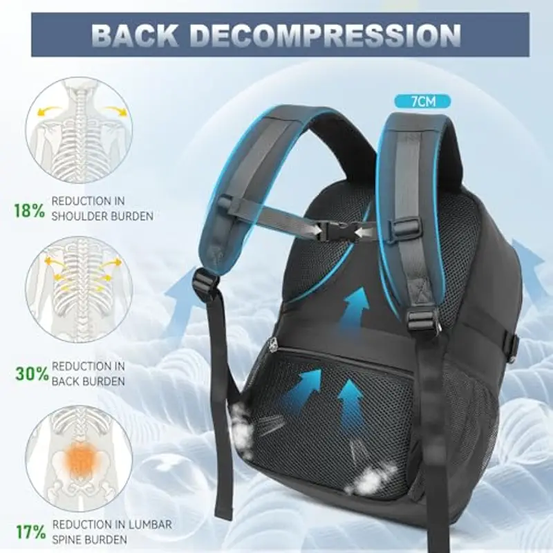 Lossga Zaino da viaggio Uomo Grigio 1917738 miniatura 3