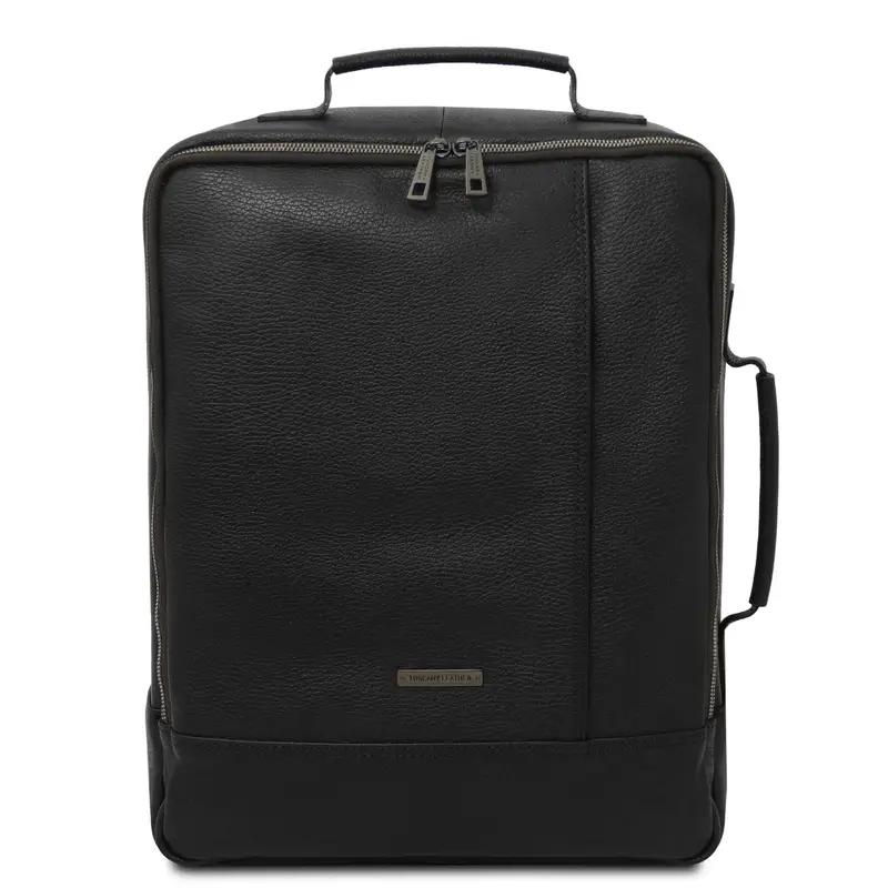 Zaino porta computer in Pelle Nero