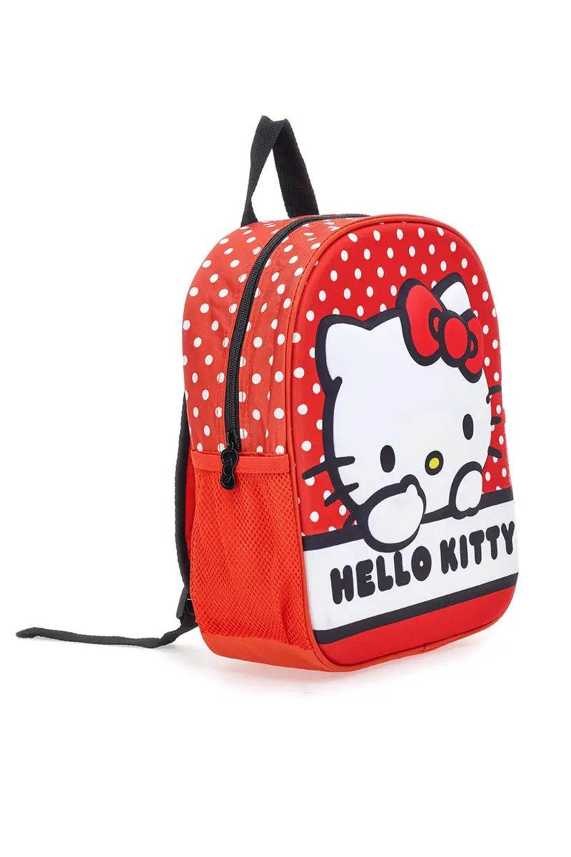 Zaino rosso con stampa in rilievo Hello kitty miniatura 2
