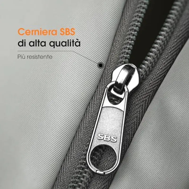 Zaino Ryanair 40x20x25 Zaino da Vaggio bagaglio a mano ryanair 12 Tasche zaino sottovuoto viaggio con Borsa Scarpe Separata per Donne e Uomini Bagaglio a mano, 20L (Grigio, 40x20x25) miniatura 3