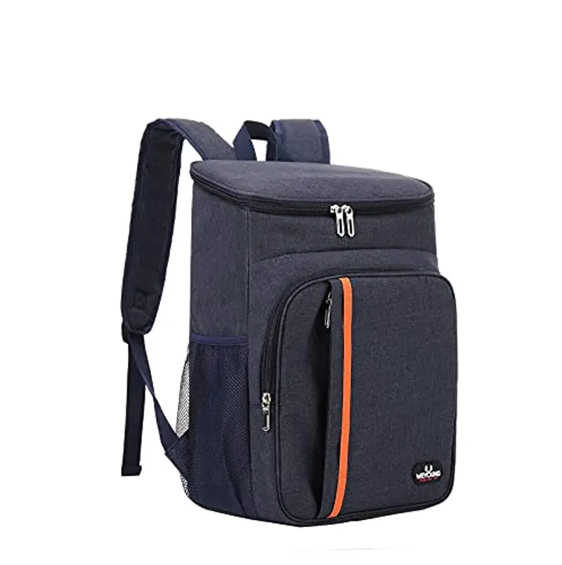 Zaino Termico Frigo 22L, Borsa Termica Porta Pranzo, Borsa Frigo Isoterma Impermeabile O cibi e Bevande Refrigerati per Picnic Escursionismo Campeggio Barbecue Campeggio Eventi Sportivi(Blu sea)
