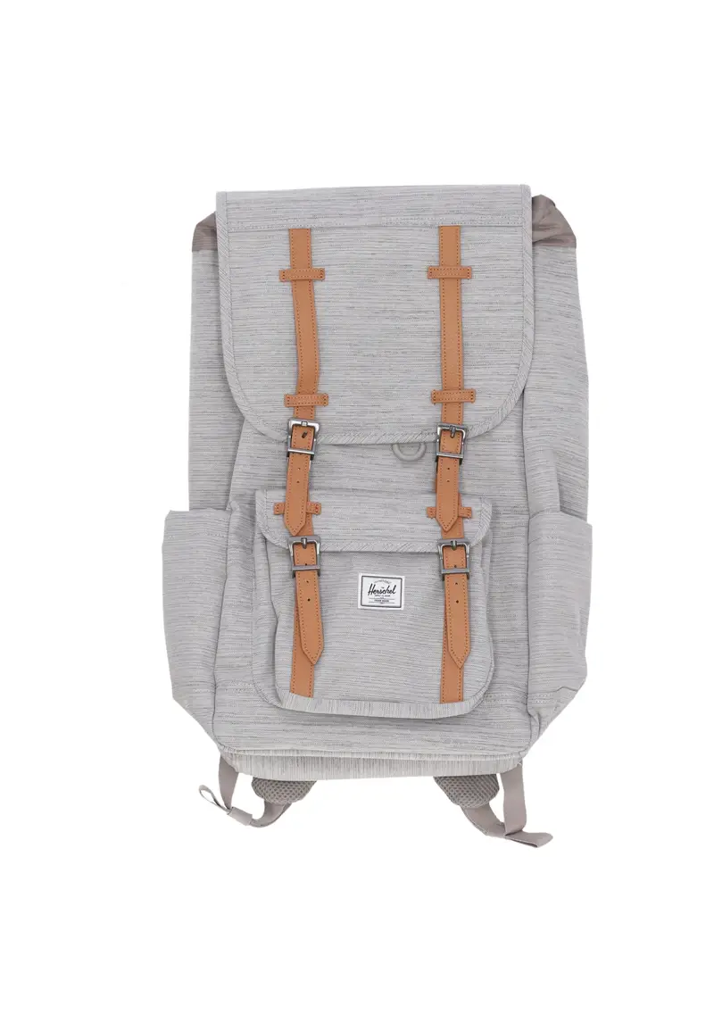 Zaino Unisex Little America Backpack Light Grey Crosshatch