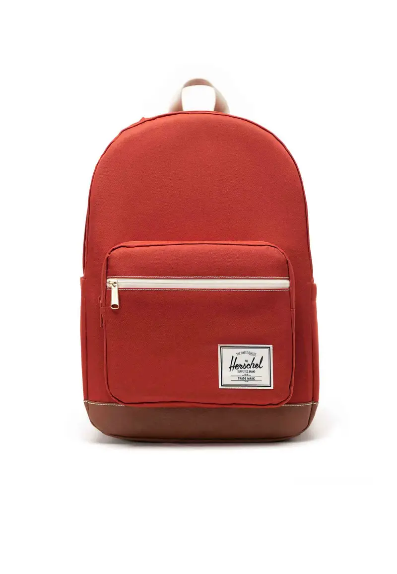 Zaino Unisex Pop Quiz Backpack Red Ochre/tan/white Stitch
