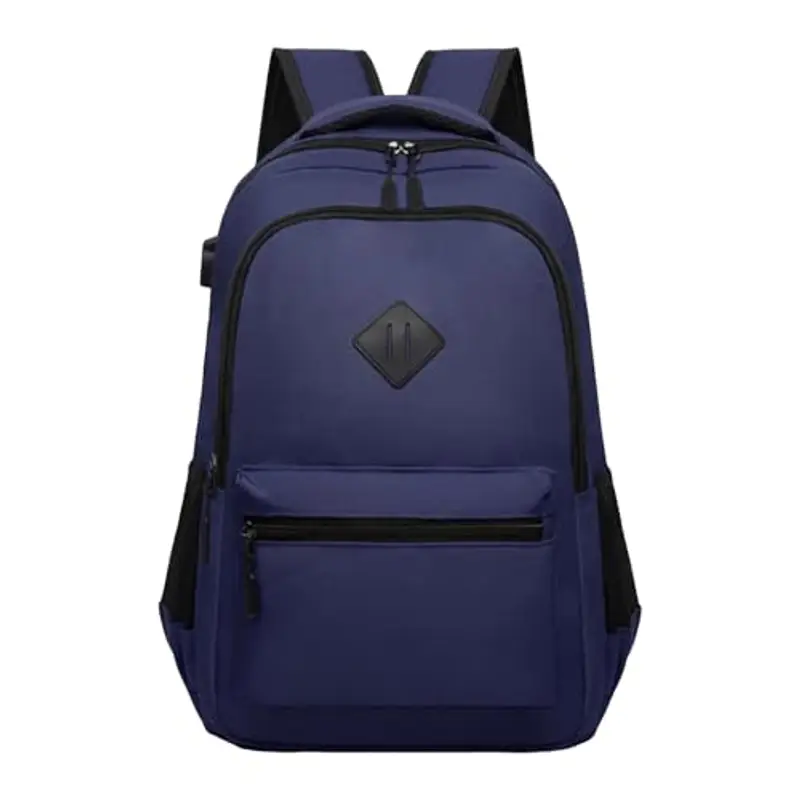 Zaino uomo donna zaino lavoro grande capacità zaino pc portatile 15 6 pollici impermeabile per scuola università viaggio business multifunzione coppia elegante per pendolari (Blue, 30x18x45cm)