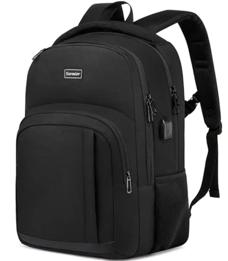 YIORMIOR Zaino scuola Uomo Nero 1601012