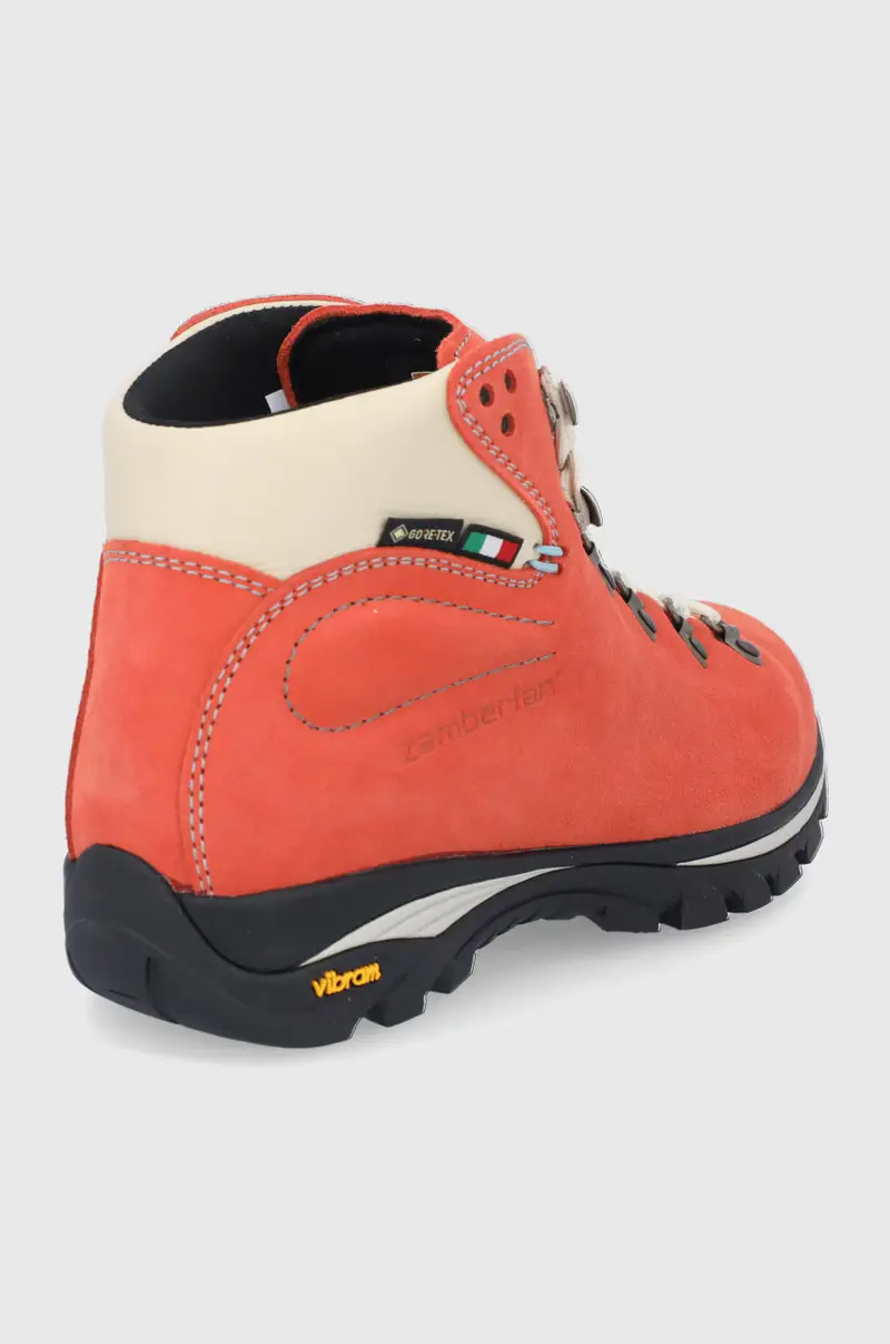 scarpe in camoscio donna Arancione miniatura 3